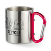 Branded Metal mug & carabiner handle