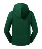 Russell Kids Authentic Zip Hooded Sweatshirt Bottle Green