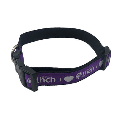Custom Printed Satin Applique Dog Collar