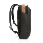 Branded Impact AWARE™ 300D two tone deluxe 15.6" laptop backpack