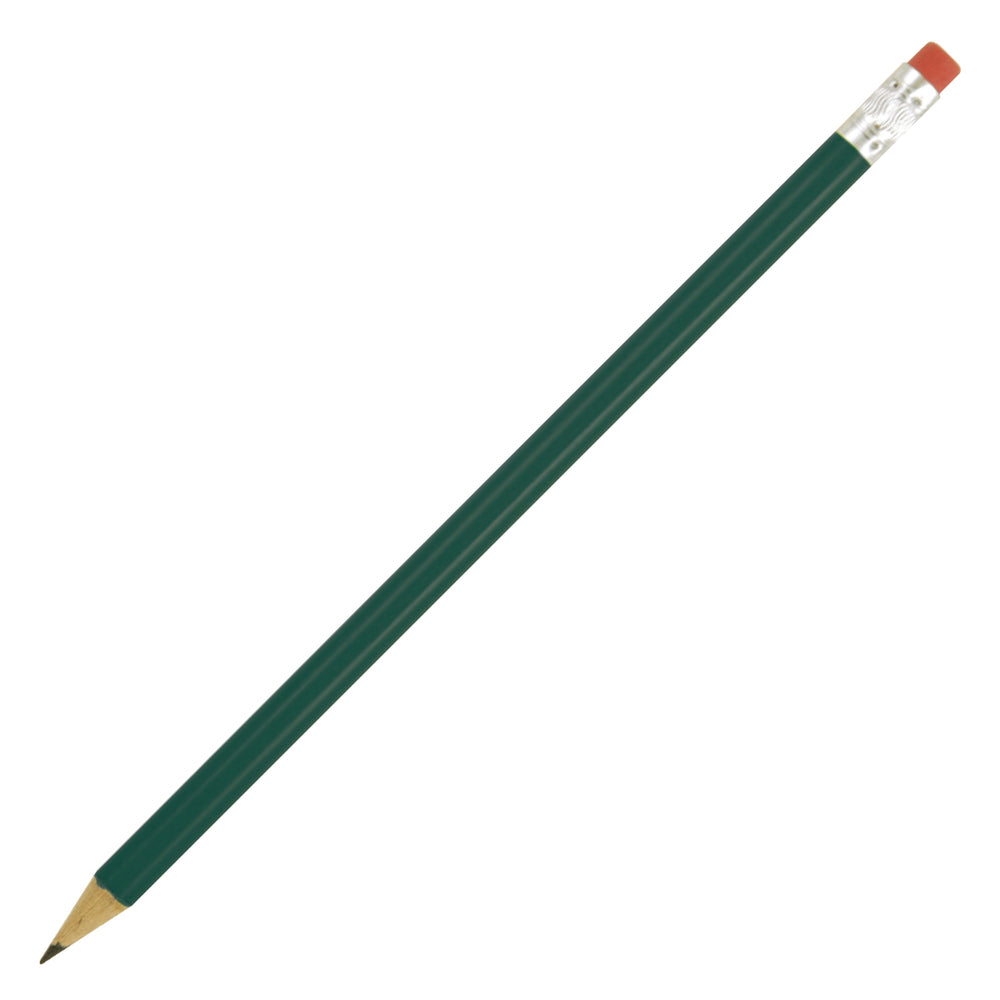 HB PENCIL sharpened with rubber tipped