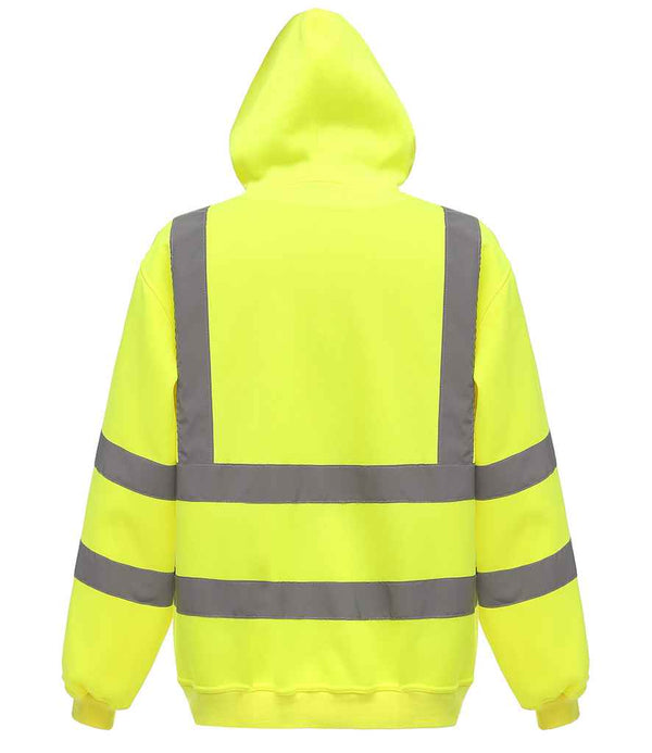 Yoko Hi-Vis Pull Over Hoodie Yellow