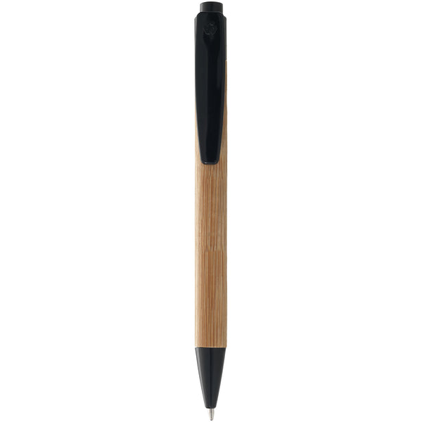 Borneo bamboo ballpoint pen with black accents