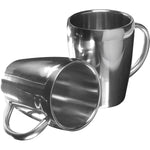 Branded Templemead Set of two steel mugs