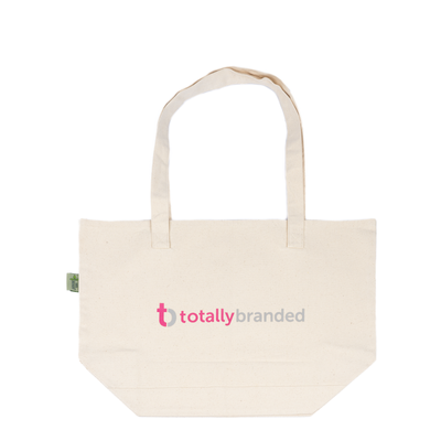 Exhibition Bags in beige colour with the Totally Branded logo on