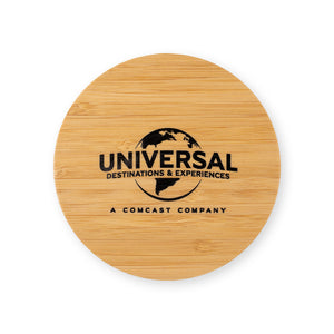 Bamboo Round Wireless Charger - UK Express