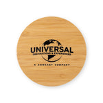 Branded Bamboo Round Wireless Charger - UK Express