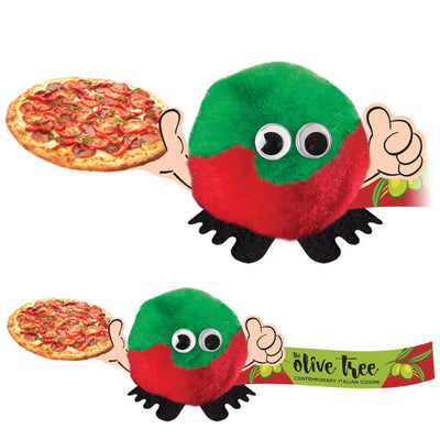 Food Themed Logobug Handholders Pizza Handholder