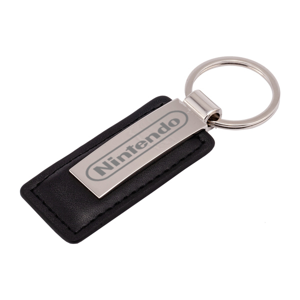 Branded Leather Fob Executive Keyring