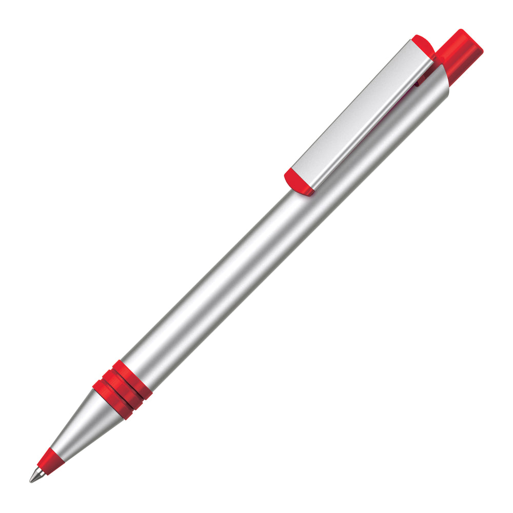 Branded VIRTUO ALUM recycled ball pen with rpet trim