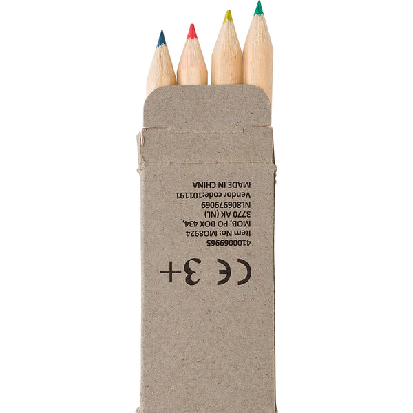 Branded Whack Coloured mini pencil set (4pc)