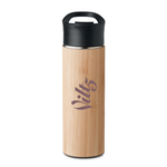 Double wall bamboo flask 450ml