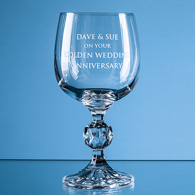 Branded 340ml Claudia Crystalite Large Goblet