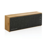 Branded Wynn 10W bamboo wireless speaker