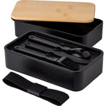Branded Ruthern Double lunch box with Bamboo lid