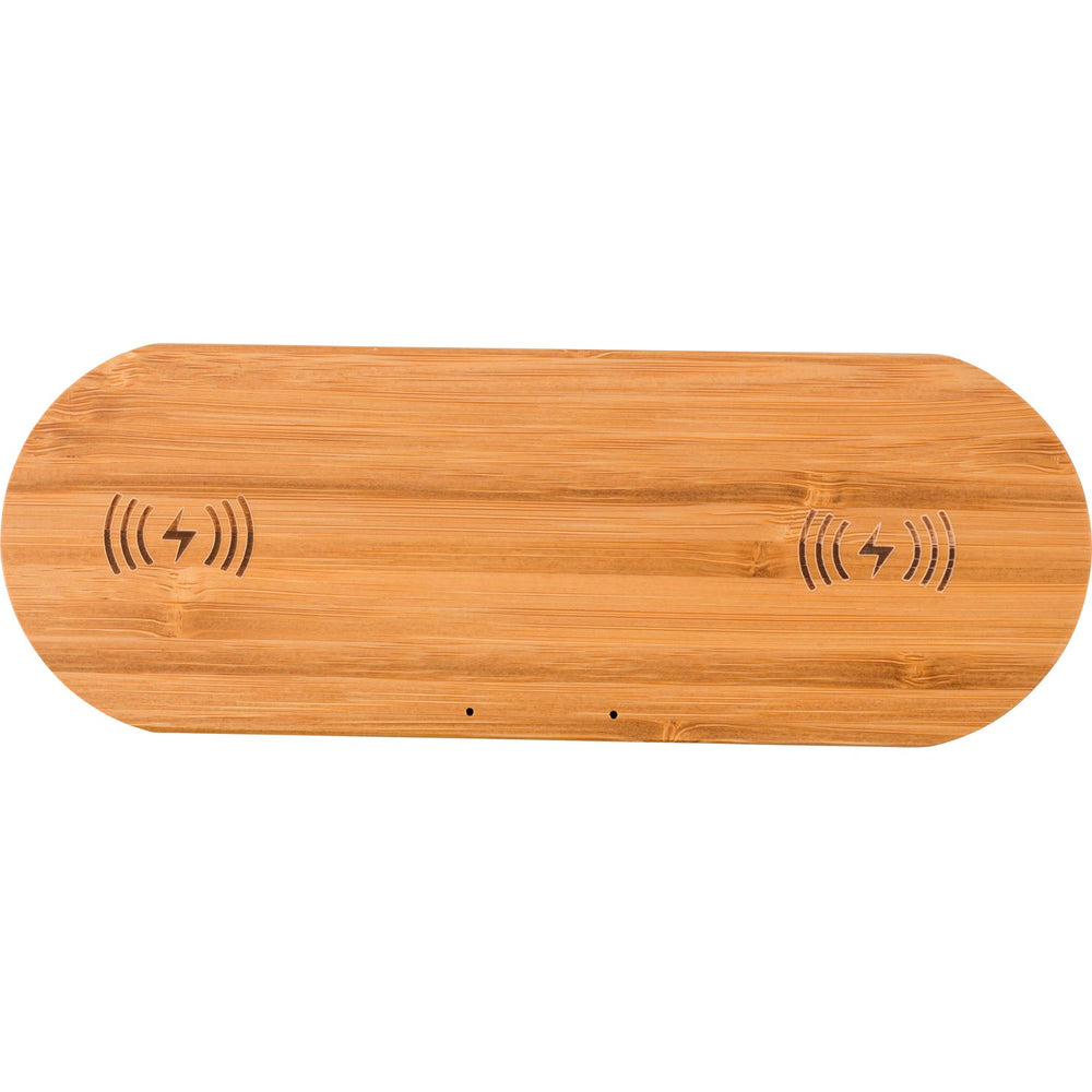 Branded Bushelton Bamboo wireless charger
