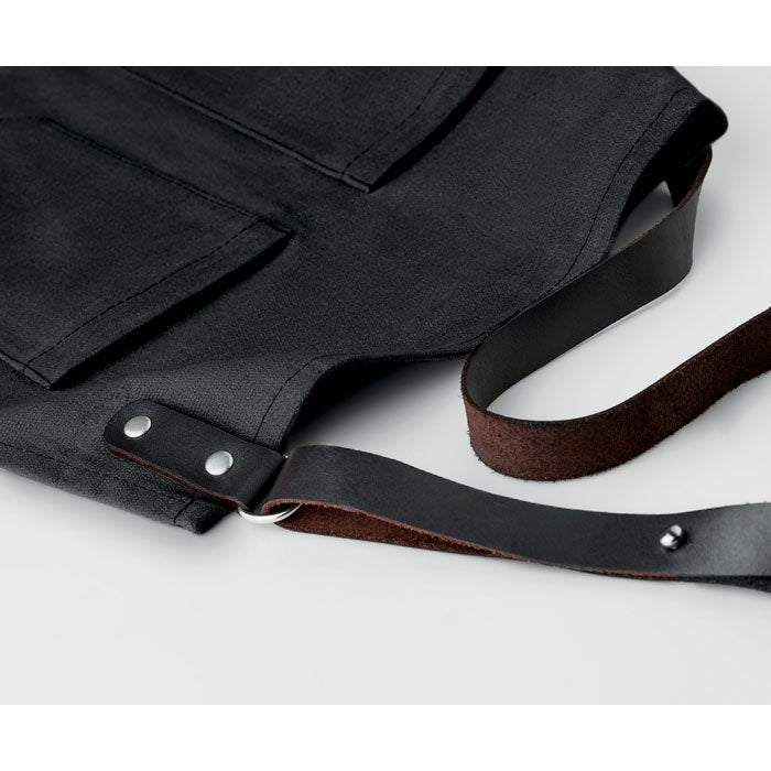 Branded Apron in leather