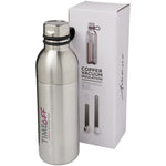 Branded Koln 590 ml copper vacuum insulated sport bottle
