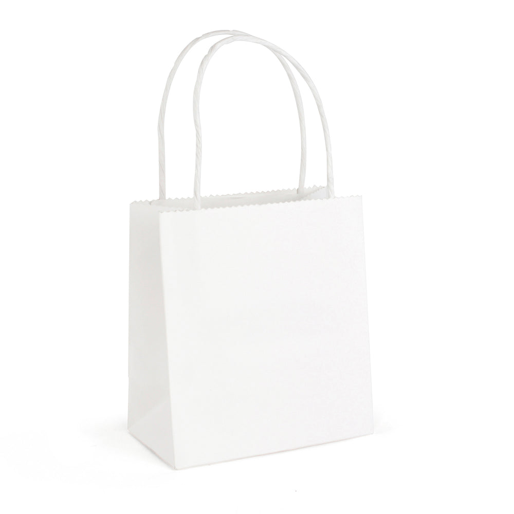 Branded Brunswick Small Paper Bag with matching paper twisted handles