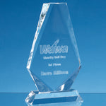 Branded 25cm Optical Crystal Cropped Iceberg Award
