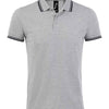 SOL'S Pasadena Tipped Cotton Piqué Polo Shirt