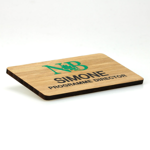 Personalised Bamboo Name Badge