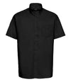 Russell Collection Short Sleeve Easy Care Oxford Shirt