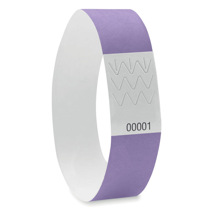 Branded One sheet of 10 wristbands