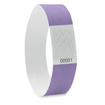 Branded One sheet of 10 wristbands