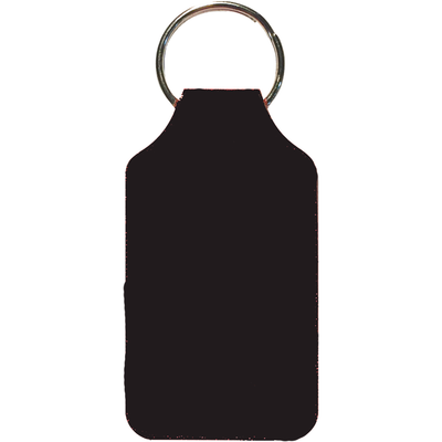 Recycled Imitation Leather Key Fob - Square Shape