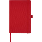 Branded Honua A5 recycled paper notebook with recycled PET cover