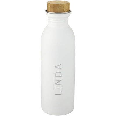 Branded Kalix 650 ml stainless steel water bottle