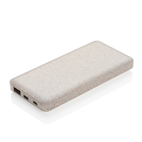 Branded 10.000 mah wheat straw powerbank
