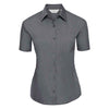 Branded Russell Collection Ladies Short Sleeve Easy Care Poplin Shirt