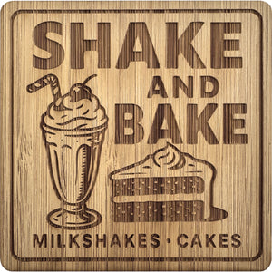 The Veyra - Bamboo coaster (Square)