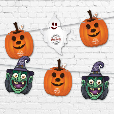 Halloween Character Bunting on 2.5m Lengths