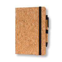 A5 cork notebook with pen
