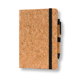 A5 cork notebook with pen