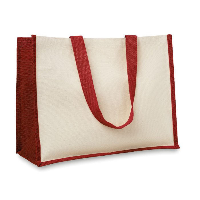 Branded Jute and canvas shopping bag