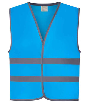 Yoko Kids Hi-Vis Two Band Waistcoat