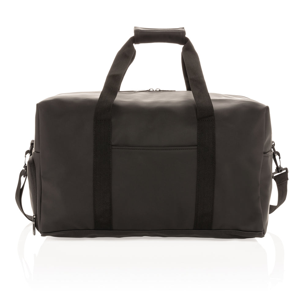 Branded Smooth PU weekend duffle