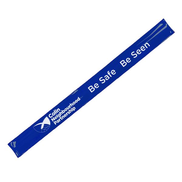 Branded Reflective Slap Bands - Non Compliant