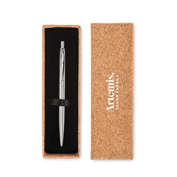 Branded Recycled stainless steel pen
