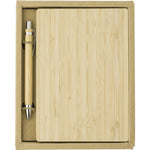 Branded Freshborough Bamboo covered notebook