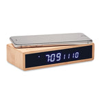 Branded Wireless charger in bamboo 5W