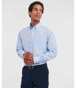 Russell Collection Long Sleeve Easy Care Oxford Shirt