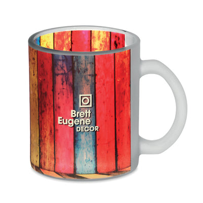 Frosted Glass Sublimation Mug - 300ml
