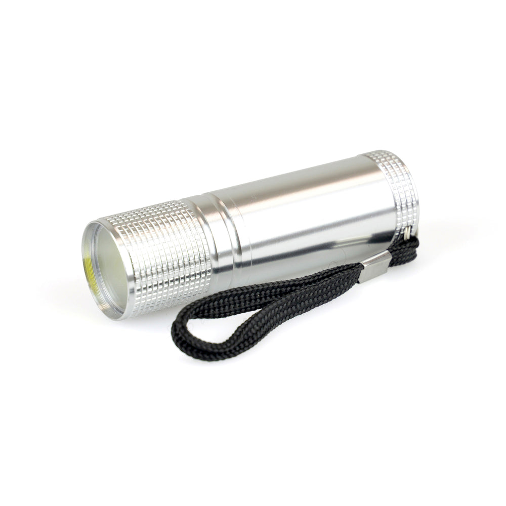 Branded Aspen Aluminium COB Torch with batteries included