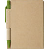 Branded Nansladron Cardboard notebook with ballpen
