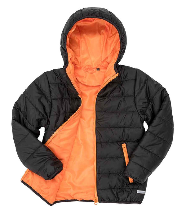 Result Core Kids Padded Jacket Black/Orange